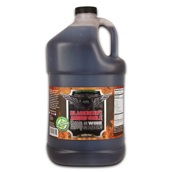 Croix Valley Blackberry Ancho Chile BBQ and Wing Sauce Gallon