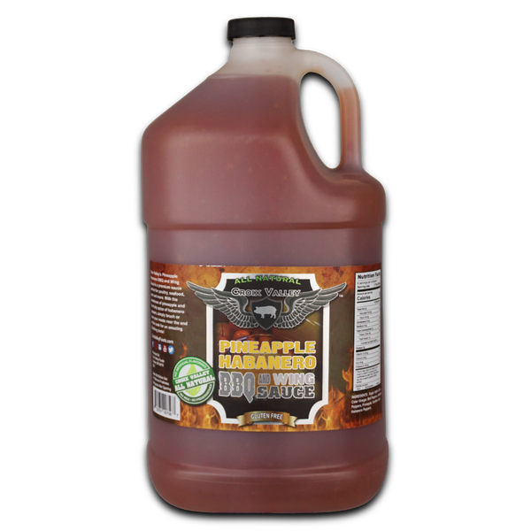 Croix Valley Pineapple Habanero BBQ and Wing Sauce Gallon